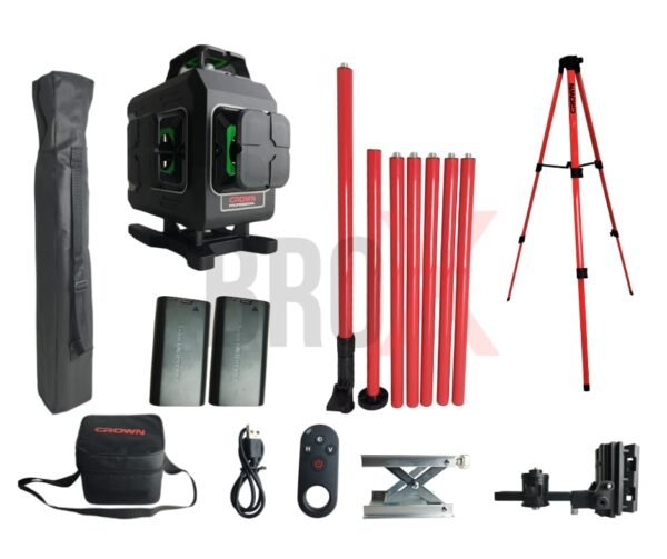 Niveau Laser 4D Professionnel – Kit Complet